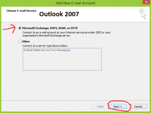 Figure 2 Outlook 2007